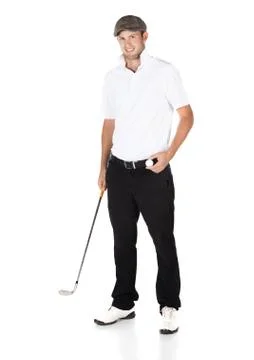 Professional golf player Stock Photos