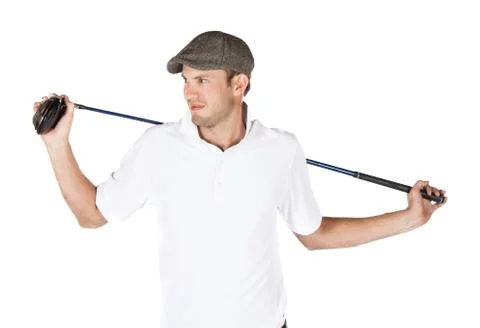 Professional golf player Stock Photos