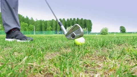 Professional Golf Playing Stock-Footage 90290967