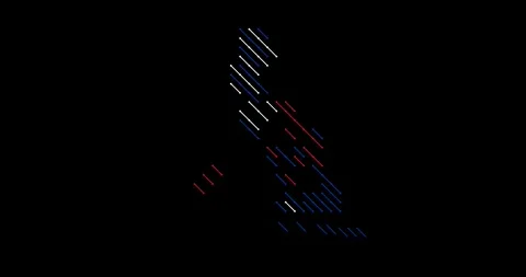 Professional Graphic Transition Creating Philippines Map Shape Video stock 327934171