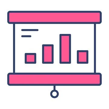 A professional hand drawn icon representing seo analysis. Ilustración de archivo