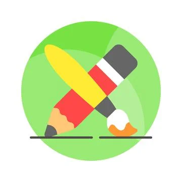 A professional hand drawn icon showing code review inspection. Stock-Illustration