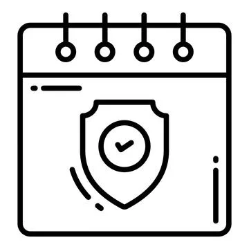 A professional hand drawn icon showing code review inspection. Stock Illustration