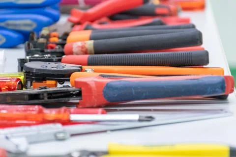 Professional Hand Tools for Repair Work Stock Photos