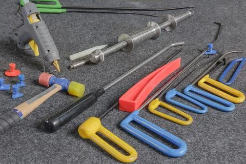 Professional Hand Tools Set Stock Photos