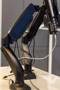 Professional haptic devices for virtual reality simulation and robotic Stock Photos