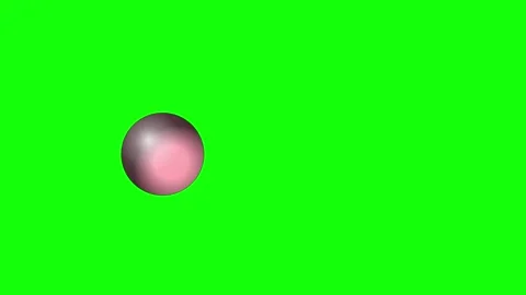 Professional Heart Floating with Sphere Green Screen Element Video stock 336956773