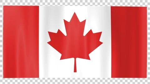 Professional High Resolution Canada Flag - Premium PNG Asset Stock Illustration