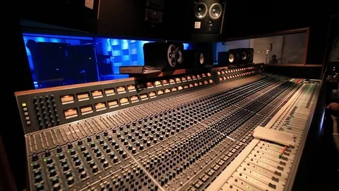 Professional Hollywood recording studio Stock Footage 84251550