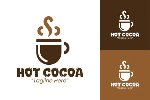 Professional Hot Cocoa Logo Stock Illustration