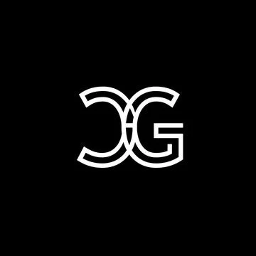 Professional Innovative Initial CG logo and CG logo. Letter CG Minimal elegan Stock Illustration