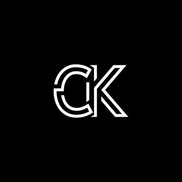 Professional Innovative Initial CK logo and CK logo. Letter CK Minimal elegan Stock Illustration