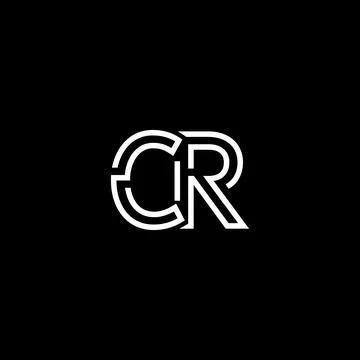 Professional Innovative Initial CR logo and CR logo. Letter CR Minimal elegan Stock-Illustration