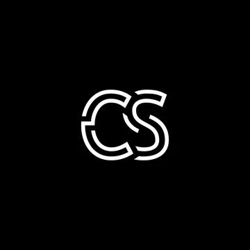 Professional Innovative Initial CS logo and CS logo. Letter CS Minimal elegan Stock-Illustration