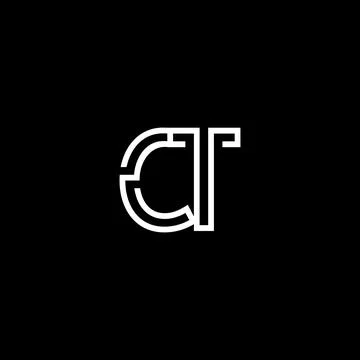 Professional Innovative Initial CT logo and CT logo. Letter CT Minimal elegan Stock-Illustration
