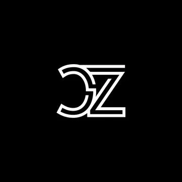 Professional Innovative Initial CZ logo and CZ logo. Letter CZ Minimal elegan Stock-Illustration