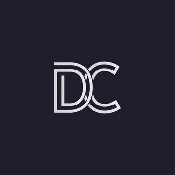 Professional Innovative Initial DC logo. Minimal elegant Monogram. Premium Bu 스톡 일러스트