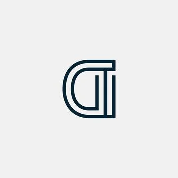 Professional Innovative Initial DI logo. Minimal elegant Monogram. Premium Bu イラスト素材