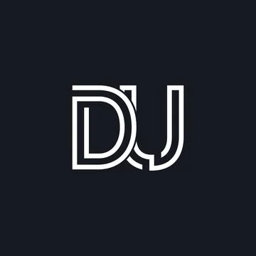 Professional Innovative Initial DU logo. Minimal elegant Monogram. Premium Bu Stock Illustration