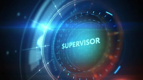 Professional IT Engineers. Supervisor manager. 3d illustration Stock Footage 309360747