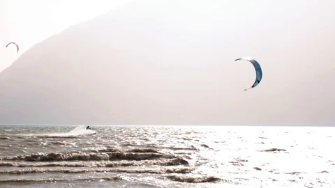Professional Kitesurfer Stock Footage 106406894