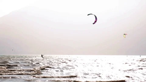 Professional Kitesurfer Stock Footage 106407011