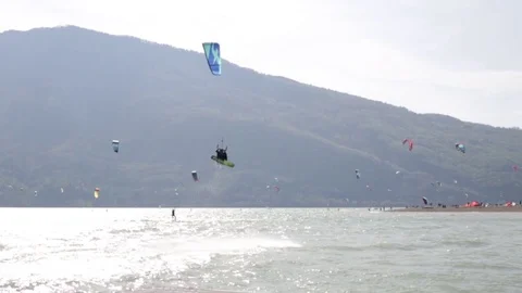 Professional Kitesurfer Stock Footage 106775878