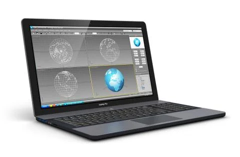 Professional laptop Stock-Illustration
