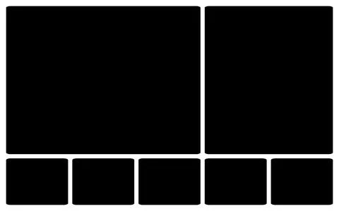 Professional layout grid template bundle for digital design and marketing p.. Stock Illustration