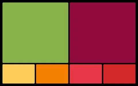 Professional layout grid template collection for branding and digital prese.. Stock Illustration