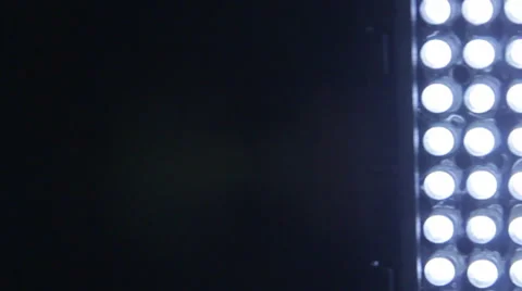 Professional Led light-Cold Panning L-R Stock Footage 64255048