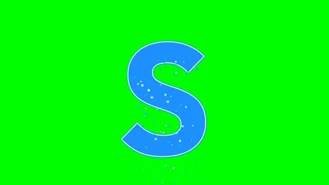 Professional Letter Animated Green Screen Element Video stock 336892857