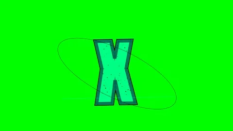 Professional Letter Animated Green Screen Element Stock Footage 336898931