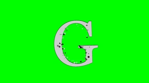 Professional Letter Dynamic Green Screen Element Video stock 336892795