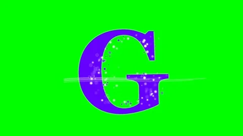 Professional Letter Dynamic Green Screen Element Stock Footage 336892918