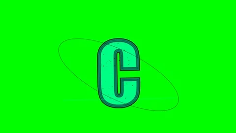 Professional Letter Looping Green Screen Element Stock Footage 336898895