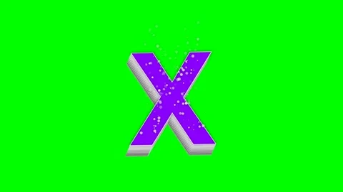 Professional Letter Looping Green Screen Element Stock Footage 336899040