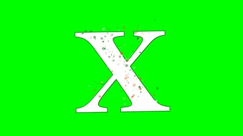 Professional Letter Looping Green Screen Element Stock Footage 336899233