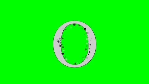 Professional Letter Moving Green Screen Element Video stock 336892809
