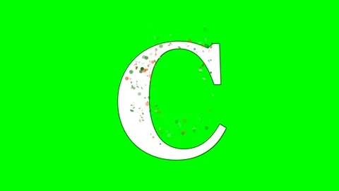 Professional Letter Moving Green Screen Element Stock Footage 336899089