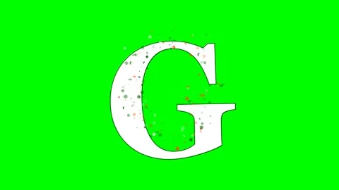 Professional Letter Moving Green Screen Element Stock Footage 336899103