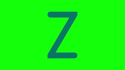 Professional Letter Moving Green Screen Element Video stock 341587167