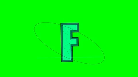 Professional Letter Moving with Shown Green Screen Element Stock Footage 336898894