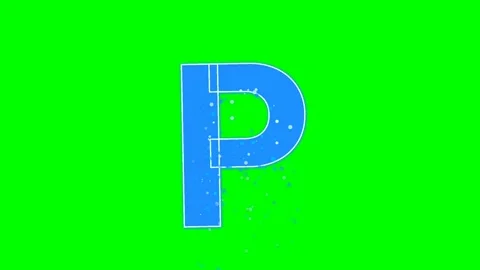 Professional Letter Professional Green Screen Element Video stock 336892852