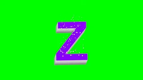 Professional Letter Professional Green Screen Element Stock Footage 336899053