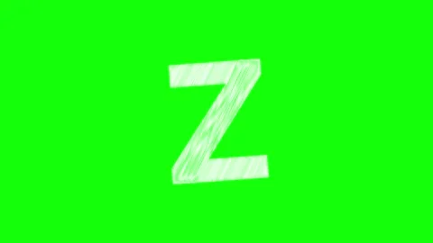 Professional Letter Professional Green Screen Element Video stock 341330745
