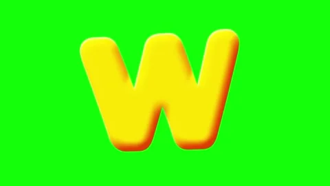 Professional Letter Professional Green Screen Element Video stock 341587302