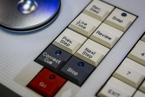 Professional Lighting Designers Programming Console Photos