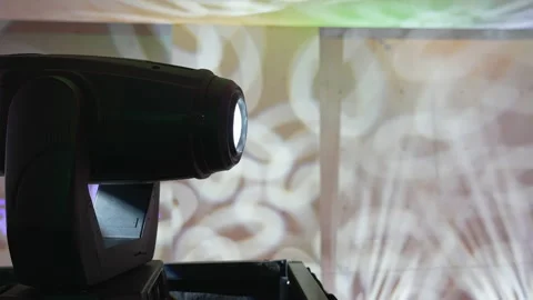 Professional lighting devices, lighting equipment on the stage. Stock Footage 237462079