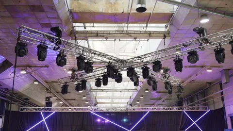 Professional lighting on the event Stock Footage 171586014